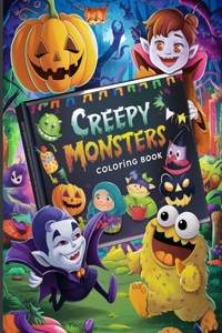 Creepy Monsters Coloring Book