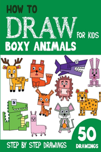 How to Draw Boxy Animals for Kids