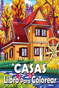 Casas libro para colorear