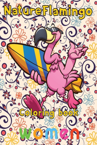 Nature Flamingo Coloring book women