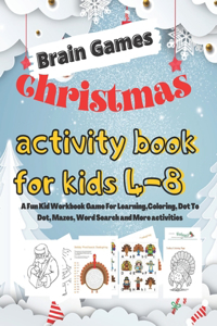 Brain Games Christmas activity book for kids 4-8