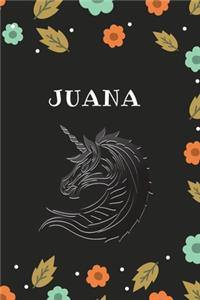 Juana's Notebook. - Juana Personalized Notebook a Beautiful