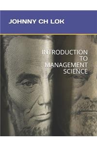 Introduction to Management Science