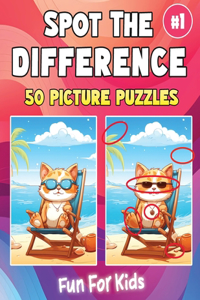 Spot the Difference Book for Kids Ages 6-10, Volume 1
