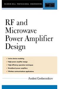 RF and Microwave Power Amplifier Design