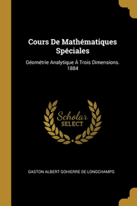 Cours De Mathématiques Spéciales