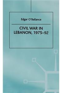 Civil War in Lebanon, 1975-92