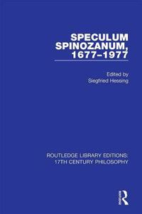 Speculum Spinozanum, 1677-1977