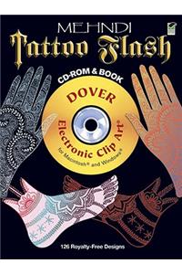 Mehndi Tattoo Flash CD-ROM and Book