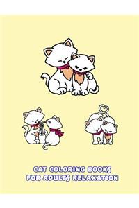 Cat Coloring Books For Adults Relaxation