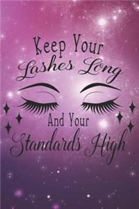 Keep Your Lashes Long and Your Standards High