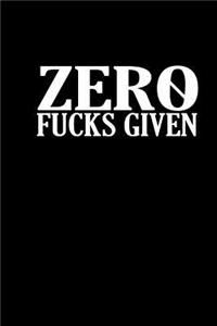 Zero fucks given