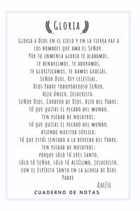 Oración Gloria Cuaderno De Notas