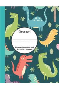 Dinosaur Primary Composition Book