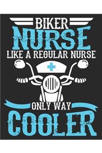 Biker Nurse Like A Regular Nurse Only Way Cooler