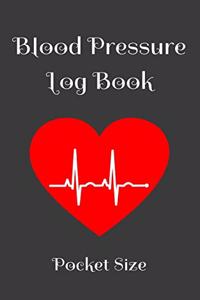 Blood Pressure Log Book Pocket Size