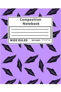 Composition Notebook Wide Ruled