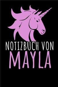Notizbuch Von Mayla
