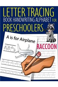 Letter Tracing Book Handwriting Alphabet for Preschoolers Raccoon