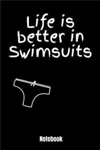 Life in Swimsuits Notebook