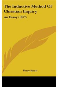 The Inductive Method of Christian Inquiry
