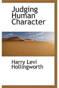 Judging Human Character