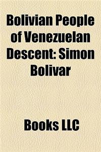 Bolivian People of Venezuelan Descent