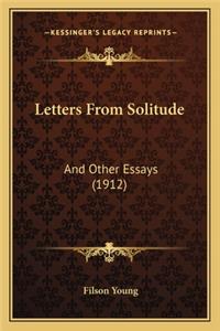 Letters From Solitude