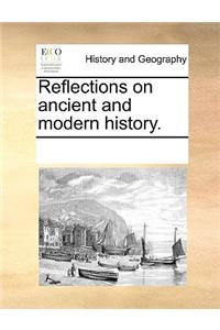 Reflections on ancient and modern history.