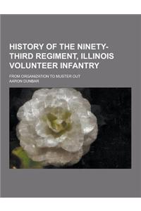 History of the Ninety-Third Regiment, Illinois Volunteer Infantry; From Organization to Muster Out