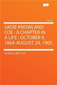 Sadie Knowland Coe