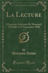 La Lecture, Vol. 13