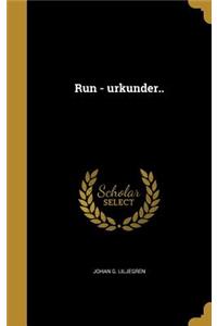 Run - urkunder..