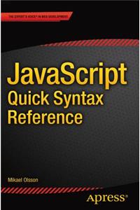 JavaScript Quick Syntax Reference