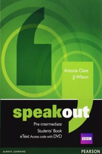 Speakout Pre-Intermediate Students' Book eText Access Card with DVD