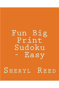 Fun Big Print Sudoku - Easy