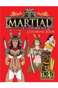 Martial Maiden Adult coloring book