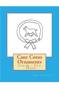 Cane Corso Ornaments