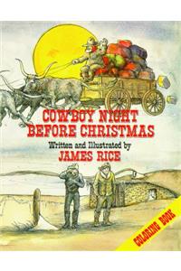 Cowboy Night Before Christmas Coloring Book