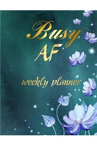 Busy AF Weekly Planner