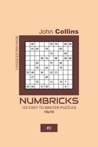 Numbricks - 120 Easy To Master Puzzles 10x10 - 3