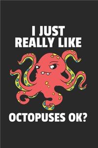 Octopus Krake Tintenfisch Notizbuch
