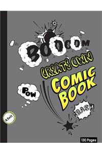 Create Own Comic Book (Grey)