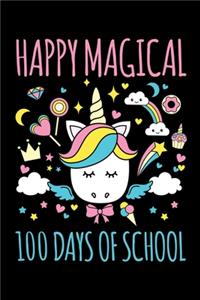 Dabbing Through 100 Days of School: Journal / Notebook / Diary Gift - 6"x9" - 120 pages - White Lined Paper - Matte Cover