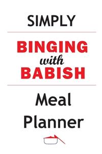 Simply Binging With Babish Meal Planner