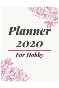 Planner 2020 for Hobby