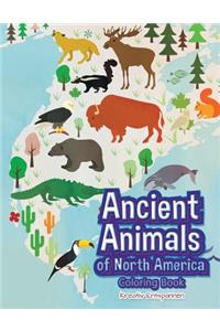 Ancient Animals of North America Coloring Book