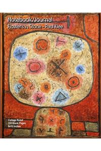 Notebook/Journal - Flowers in Stone - Paul Klee