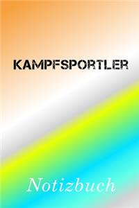 Kampfsportler Notizbuch