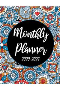 2020-2024 Monthly Planner